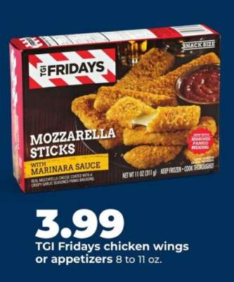 TGI Fridays Mozzarella Sticks