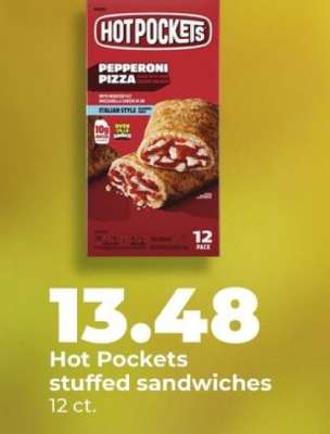 HOT POCKETS STUFFED SANDWICHES