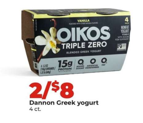 Dannon Greek Yogurt