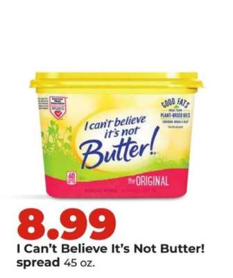 I Can't Believe It's Not Butter!