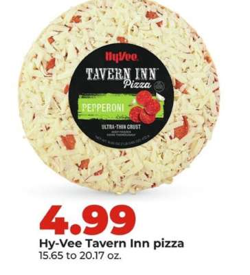 Hy-Vee Tavern Inn pizza