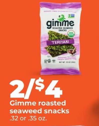 Gimme Roasted Seaweed Snacks