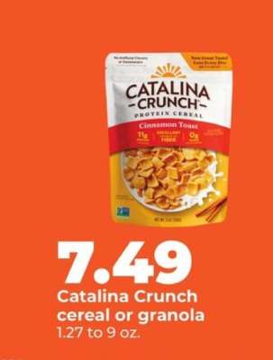 Catalina Crunch Cereal or Granola