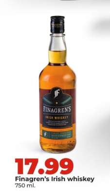 Finagren’s Irish whiskey
