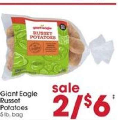 Giant Eagle Russet Potatoes