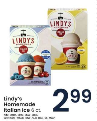 Lindy's Homemade Italian Ice