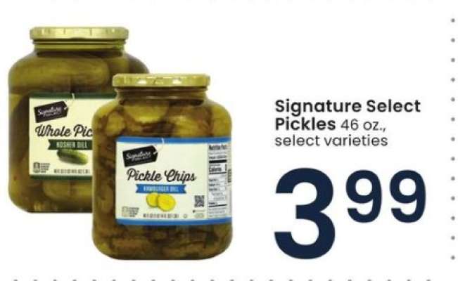 Signature Select Pickles