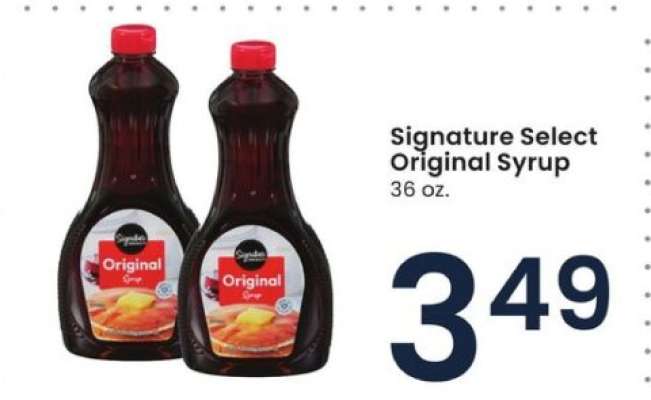 Signature Select Original Syrup