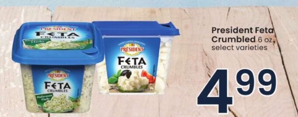 President Feta Crumbled