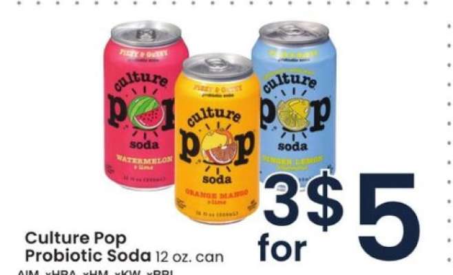 Culture Pop Probiotic Soda