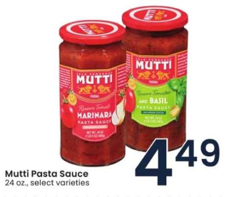 Mutti Pasta Sauce