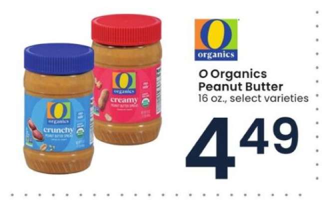 O Organics Peanut Butter