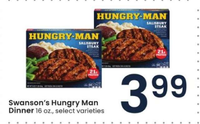 Swanson's Hungry Man Dinner