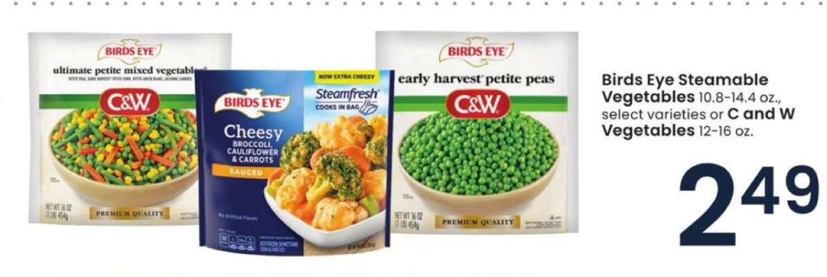 Birds Eye Steamable Vegetables