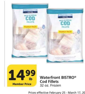 waterfront BISTRO® Cod Fillets