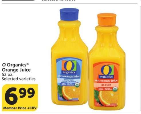 O Organics Orange Juice