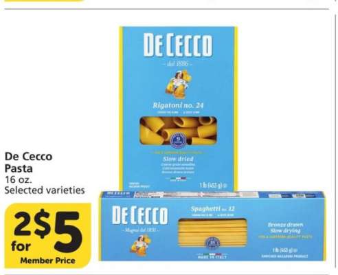 De Cecco Pasta