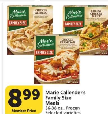 Marie Callender's Family Size Meals