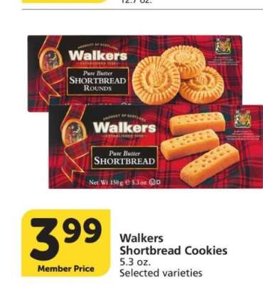 Walkers Shortbread Cookies