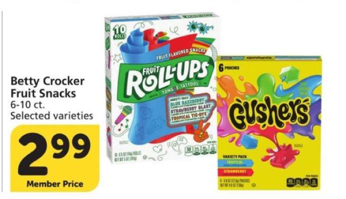 Betty Crocker Fruit Snacks