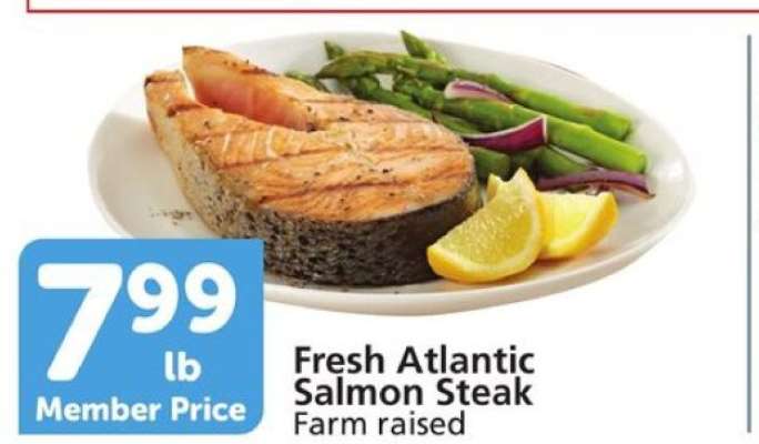 Fresh Atlantic Salmon Steak