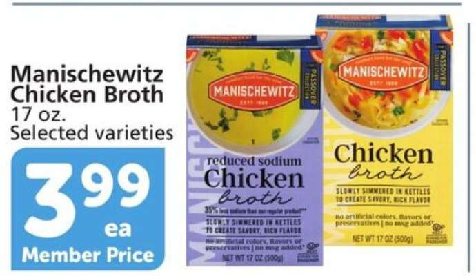 Manischewitz Chicken Broth