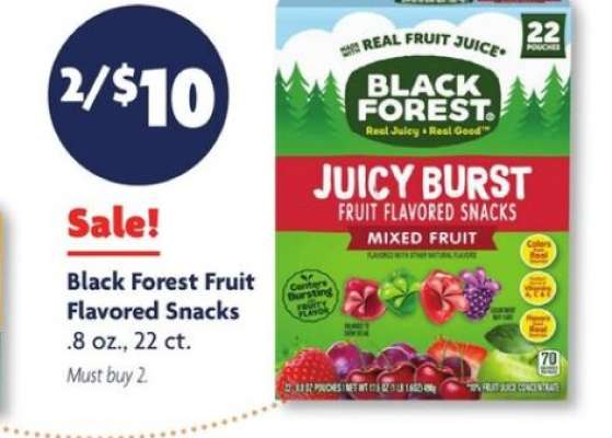 Black Forest Fruit Flavored Snacks