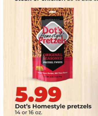 Dot's Homestyle Pretzels