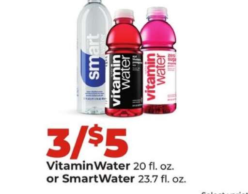 Vitaminwater or Smartwater