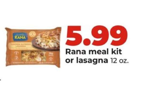 Rana meal kit or lasagna