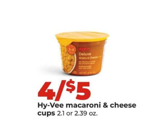 Hy-Vee Macaroni & Cheese Cups