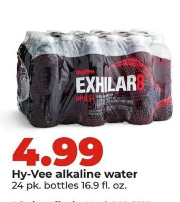 Hy-Vee alkaline water