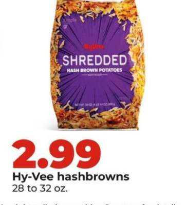 Hy-Vee hashbrowns