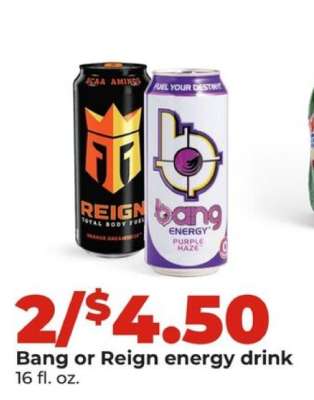 Bang or Reign Energy Drink