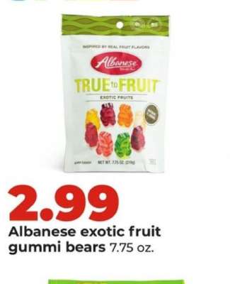 Albanese exotic fruit gummi bears