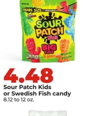 Sour Patch Kids or Swedish Fish Candy