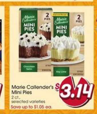 Marie Callender's Mini Pies*