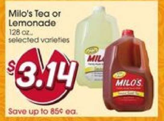 Milo's Tea or Lemonade