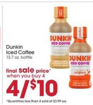 Dunkin' Iced Coffee