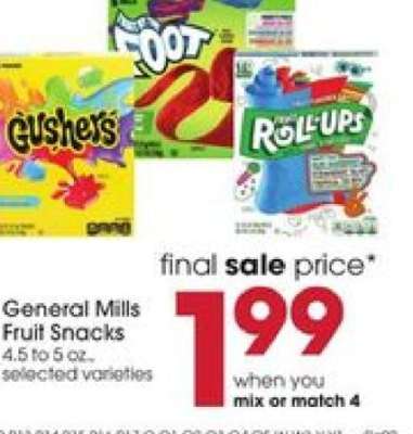 General Mills Fruit Snacks