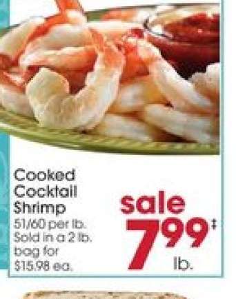 Cooked Cocktail Shrimp