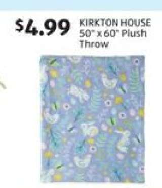 KIRKTON HOUSE Plush Throw