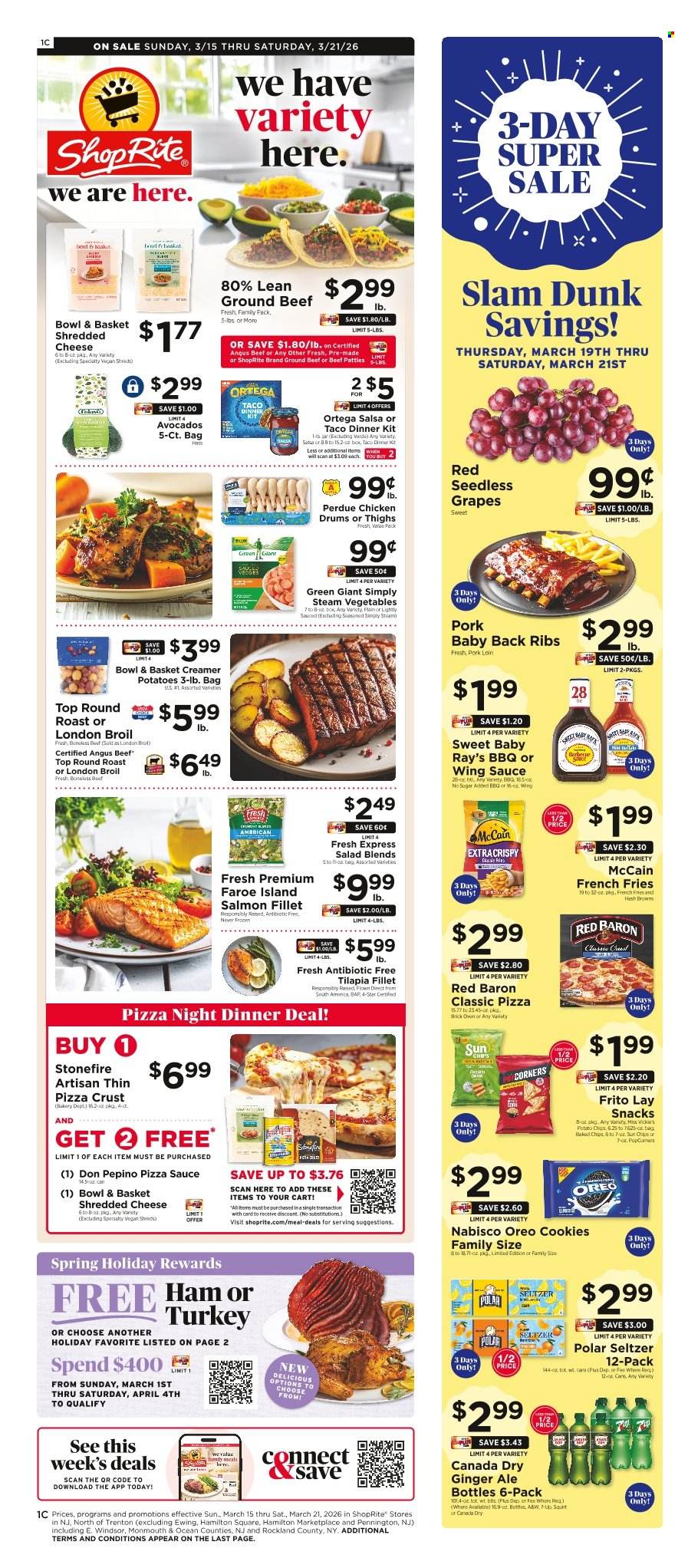 ShopRite ad - 03/15/2026 - 03/21/2026. Page 1