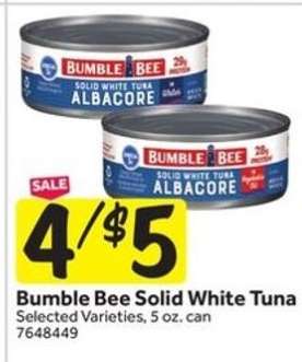 Bumble Bee Solid White Tuna