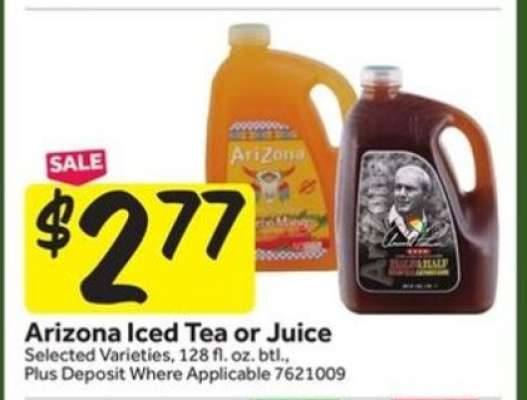 Arizona Iced Tea or Juice