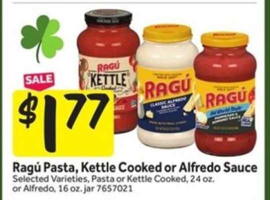Ragú Pasta, Kettle Cooked or Alfredo Sauce