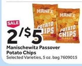 Manischewitz Passover Potato Chips