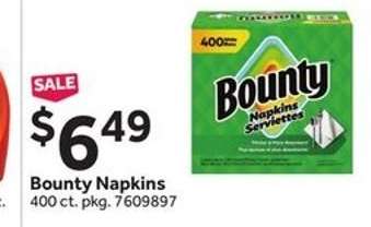 Bounty Napkins