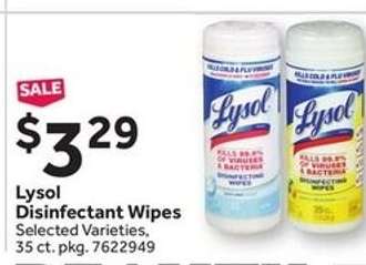 Lysol Disinfectant Wipes*