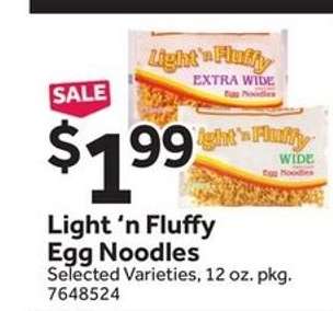 Light 'n Fluffy Egg Noodles